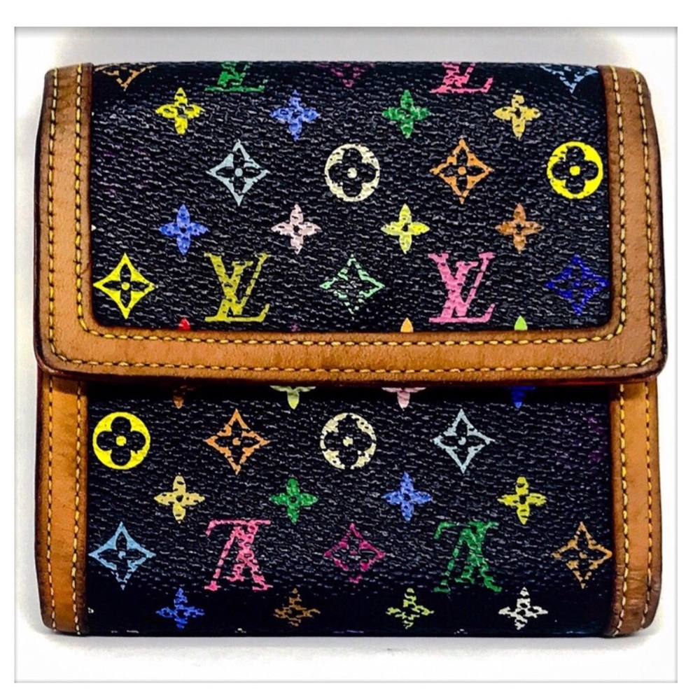 Authentic Louis Vuitton Multicolore Noir Wallet